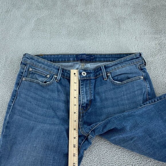 Levis Womens Slight Curve Classic Straight Leg Jeans 14/32 Blue Denim 3527 - Picture 6 of 10